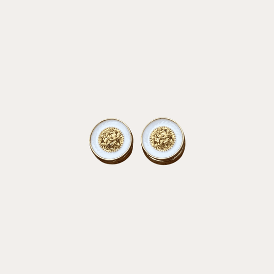 Button cover wit - Lauré
