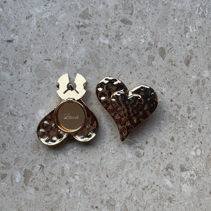Button Cover Hart Groot - Lauré
