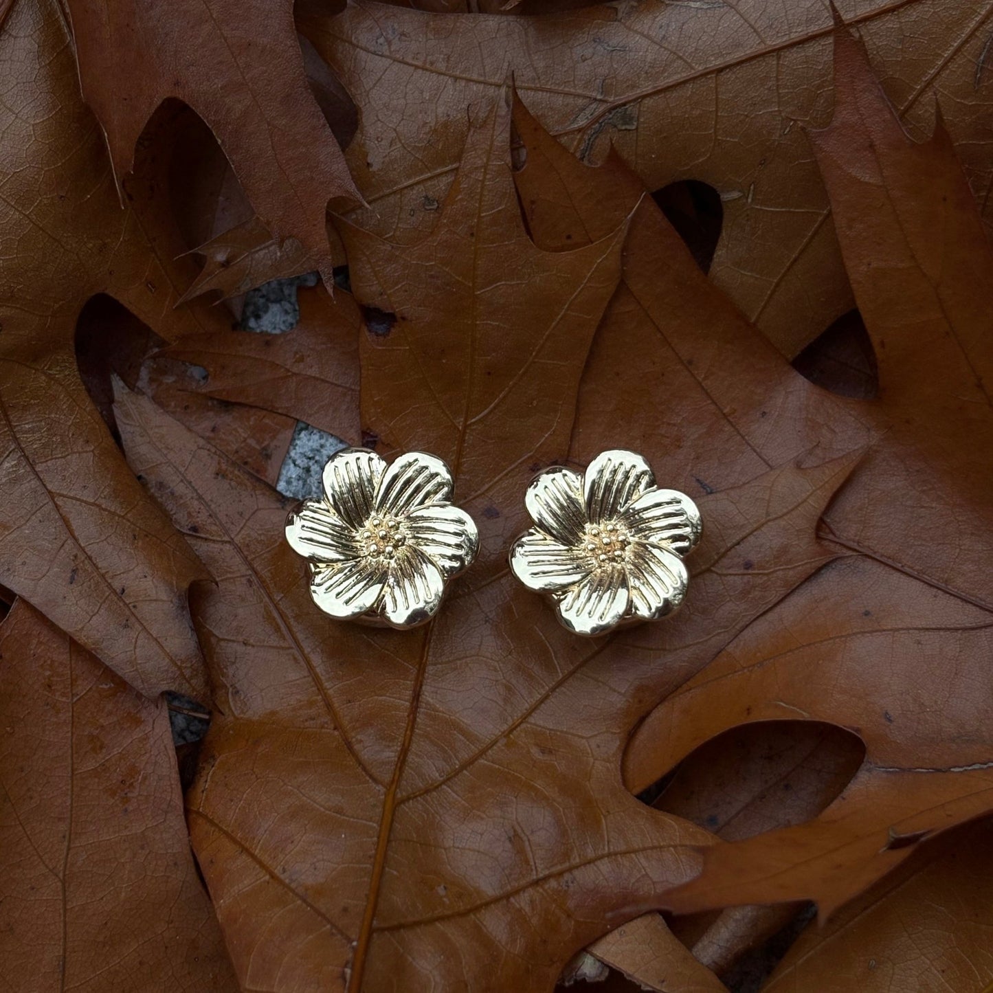 Button cover bloem - Lauré