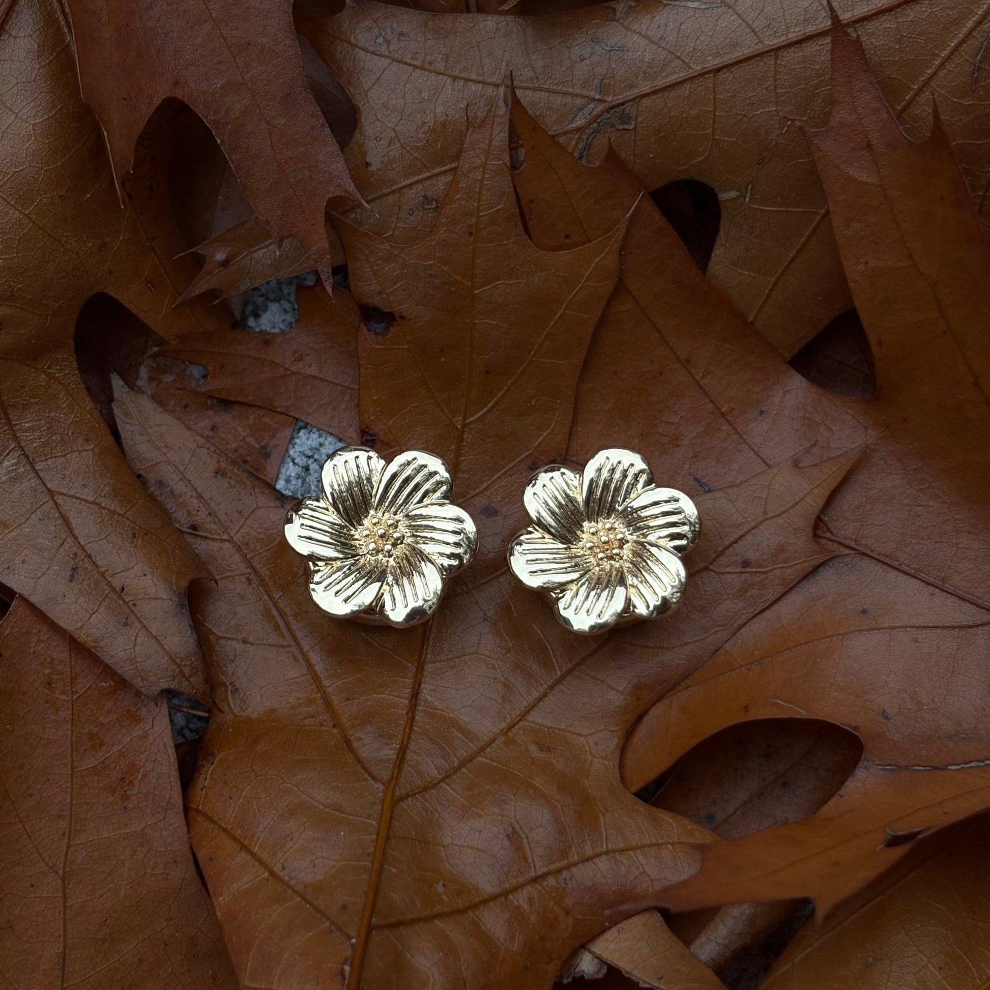 Button cover bloem - Lauré