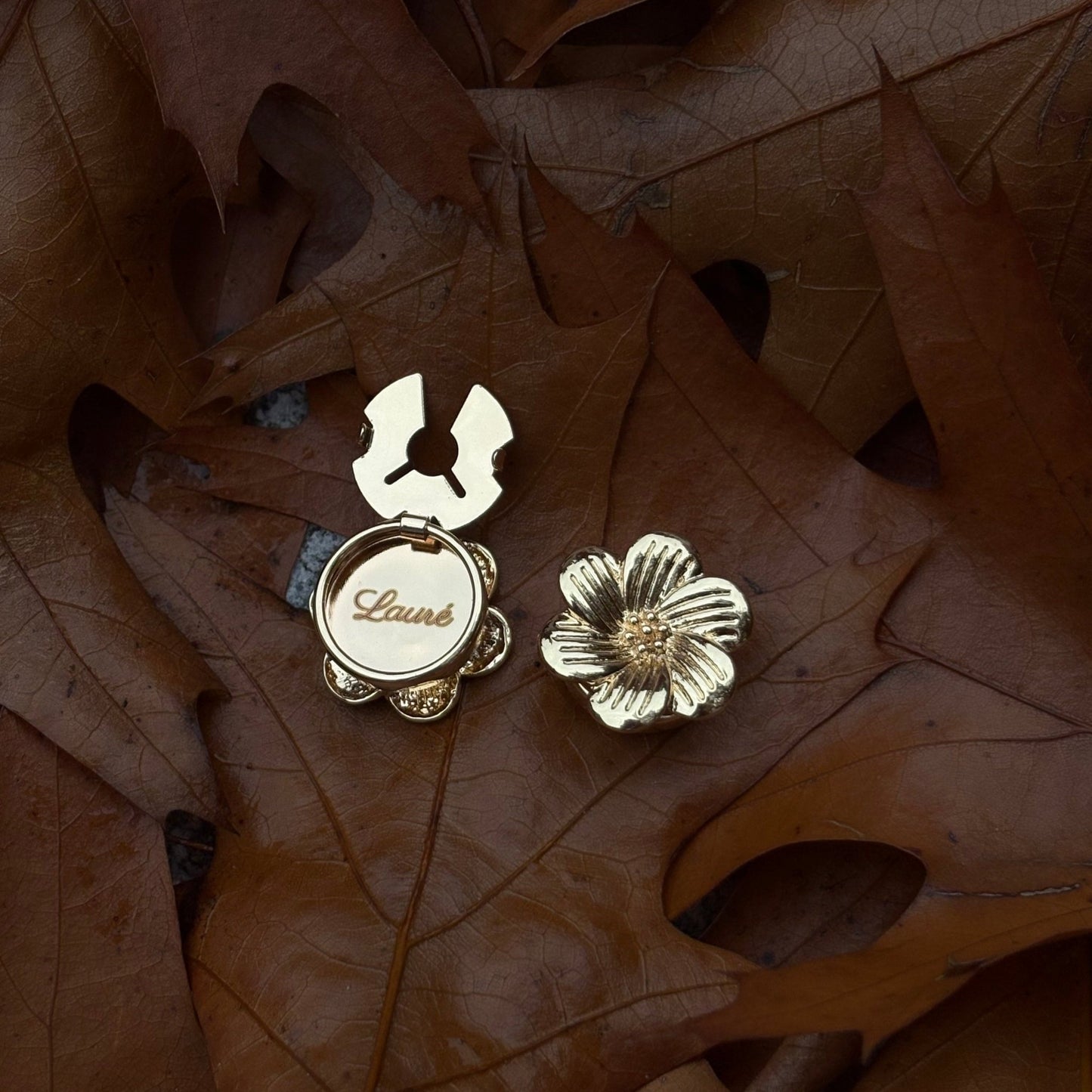 Button cover bloem - Lauré