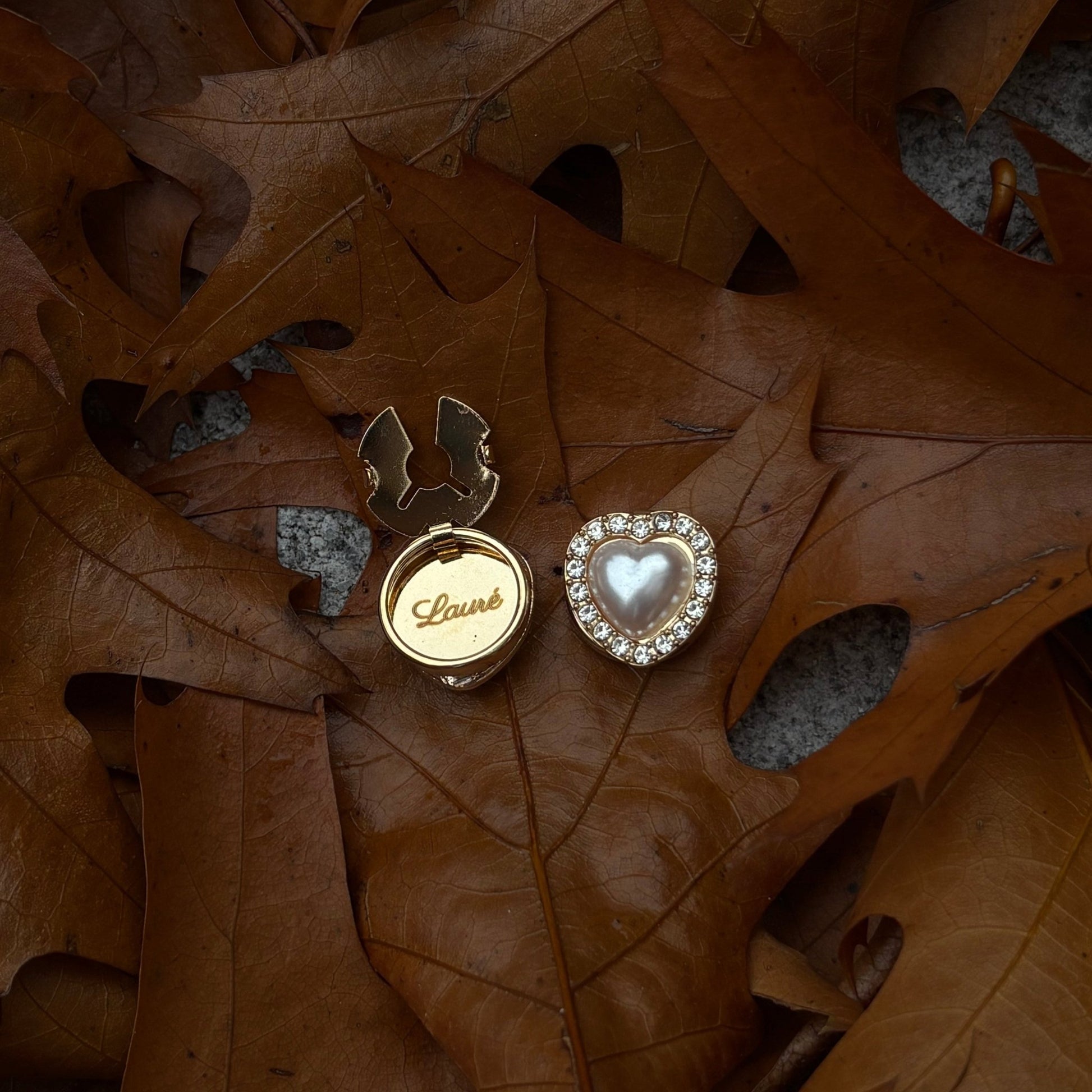 Button cover hart - Lauré