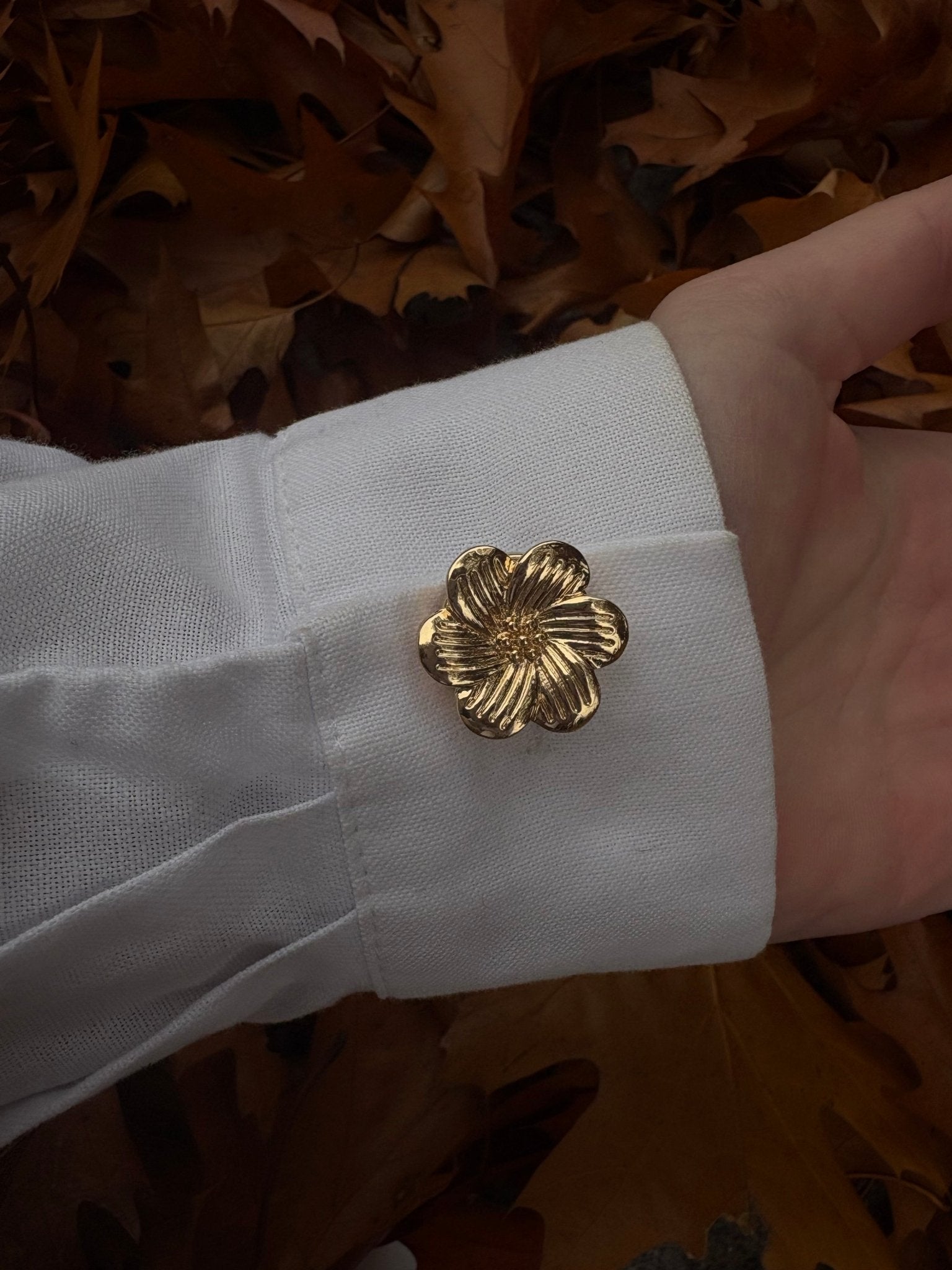 Button cover bloem - Lauré